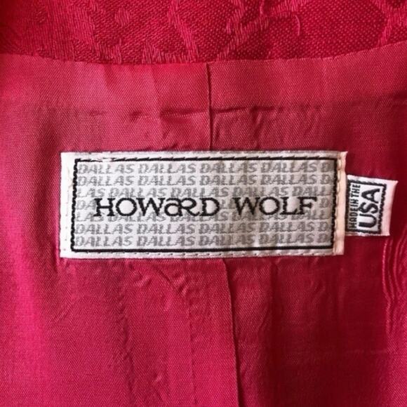 Vintage 1960’s Timeless by Howard Wolf Pink Red Two Piece Jacket Skirt Suit Sz 8 - Picture 10 of 14